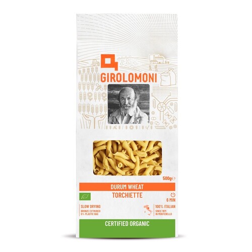Girolomoni Durum Wheat Semolina Torchiette 500g