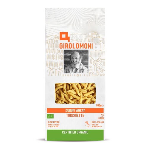 Girolomoni Organic Durum Wheat Semolina Torchiette 500g