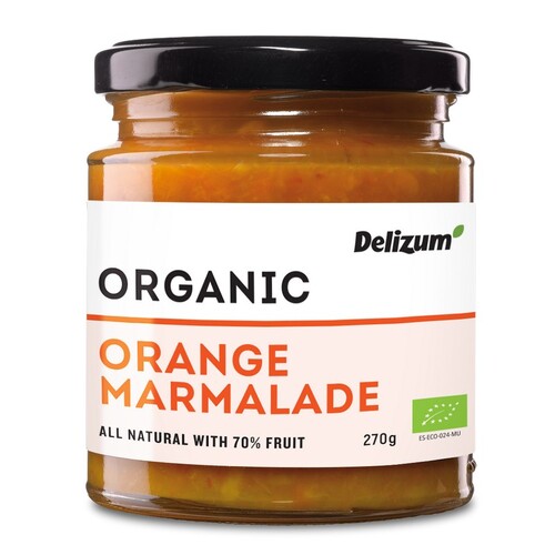 Delizum Organic Orange Marmalade 270g