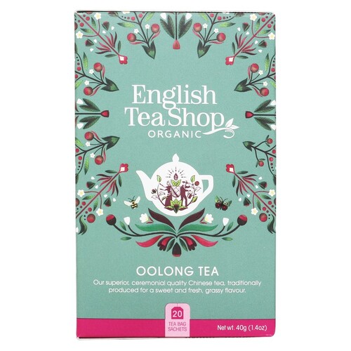 English Tea Shop Organic Oolong Tea Teabags 6x20pc