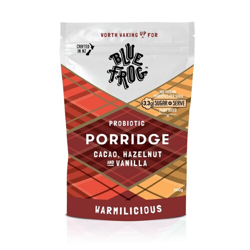 Blue Frog Probiotic Porridge - Cacao Hazelnut & Vanilla 360g
