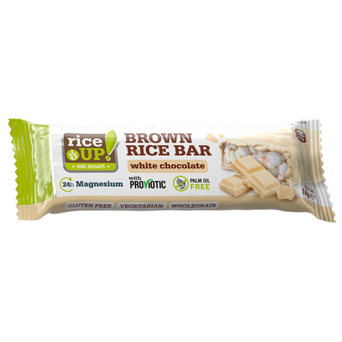 Rice Up Probiotic Brown Rice Bar - White Chocolate 18g
