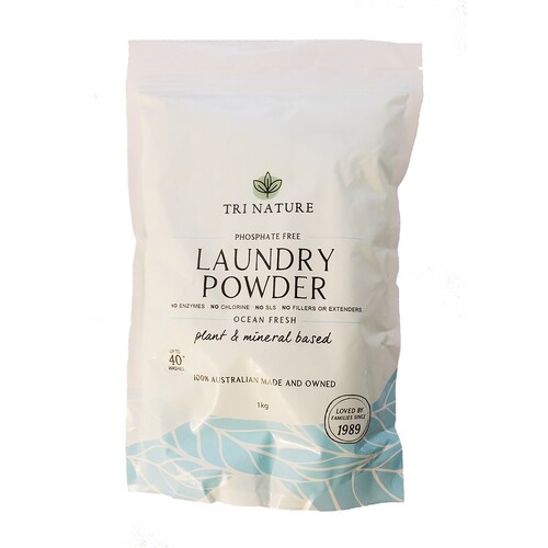 Tri Nature Alpha Plus Laundry Powder Ocean Fresh 1kg