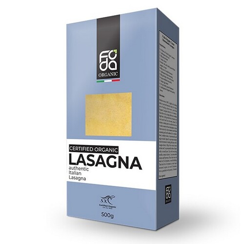 Foda Organic Lasagne 500g
