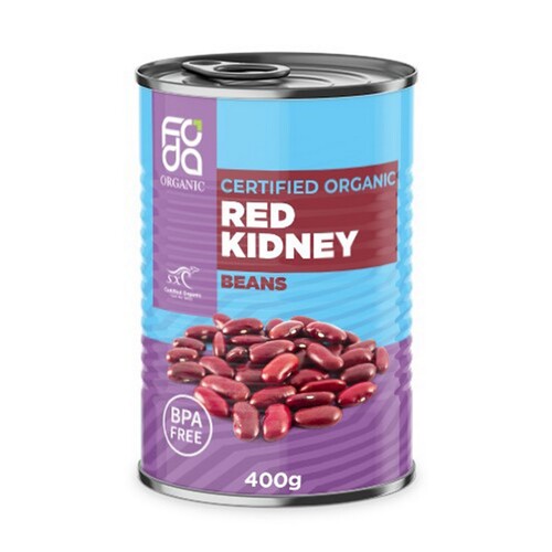 Foda Organic Canned Red Kidney Beans 400g