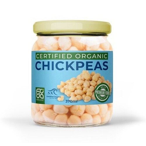 Foda Organic Chickpeas in Jar  370ml