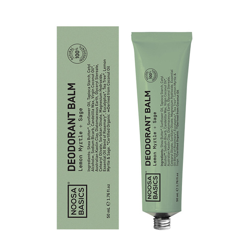 Noosa Basics Deodorant Balm Lemon Myrtle & White Sage 50ml