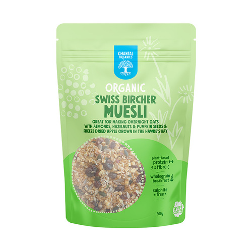 Chantal Organics Swiss Bircher Muesli 600g