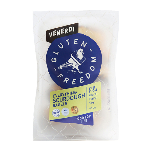Gluten Freedom Everything Sourdough Bagels 400g