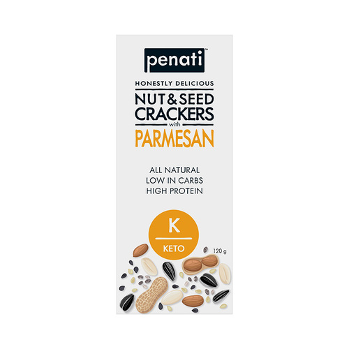 Penati Keto Nut & Seed Crackers - Parmesan 120g