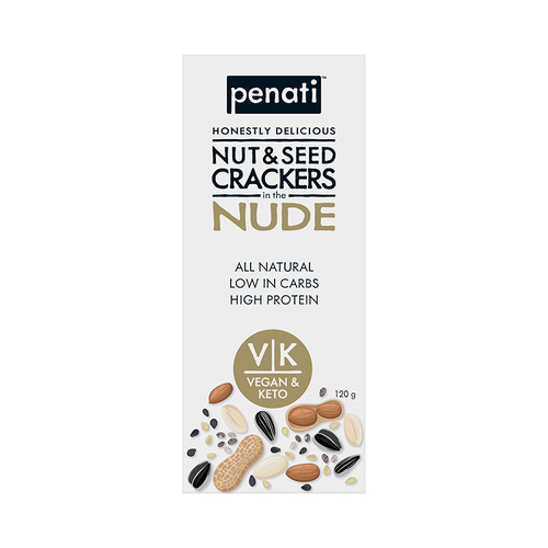 Penati Keto Nut & Seed Crackers - Nude 120g