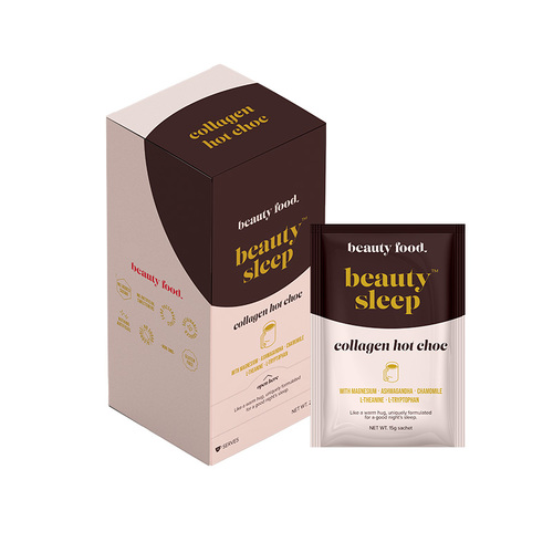 Beauty Food Beauty Sleep Collagen Hot Chocolate Sachets (14x15g)