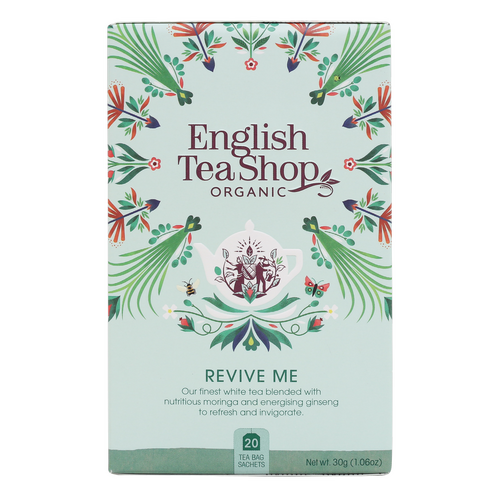 English Tea Shop Organic Wellness Tea Revive Me 20pc