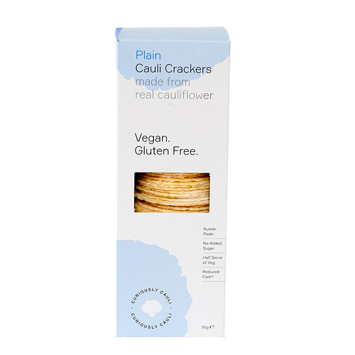 Curiously Cauli Crackers - Plain 70g