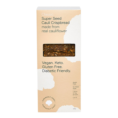 Curiously Cauli Crispbread - Classic 120g