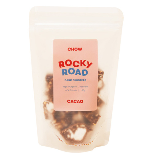 Chow Cacao Chocolate Chunks - Rocky Road Dark 150g