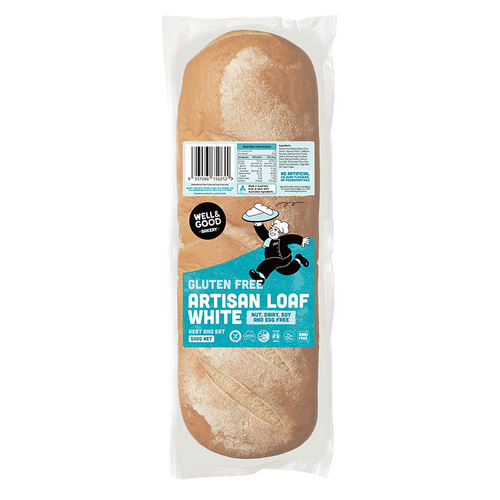 Well & Good Gluten Free Artisan Loaf White 500g