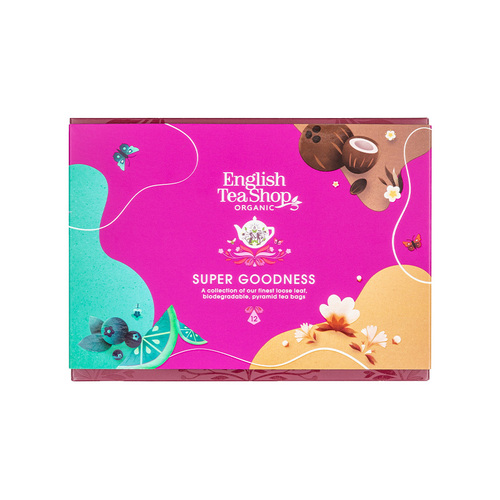 English Tea Shop Gift Pack Super Goodness Prism Collection 12 Pyramid Tea Bags