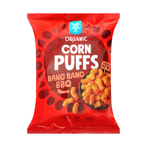 Chantal Organics Corn Puffs - Bang Bang BBQ 90g
