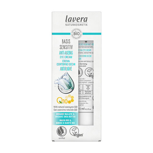 Lavera Basis Anti-Ageing Eye Cream Q10 15ml