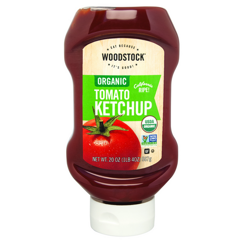 Woodstock Organic Tomato Ketchup Squeeze 567g