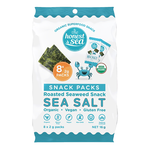 Honest Sea Seaweed - Sea Salt Multipack 8x2g