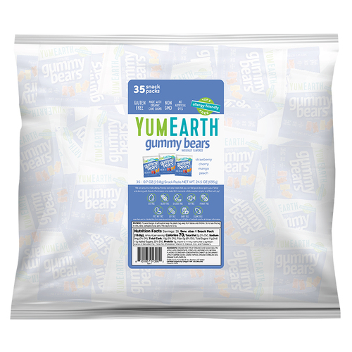 YumEarth Gummy Bear Refill Bag (35x19.8g)