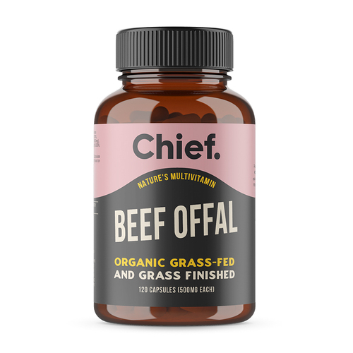 Chief Organic Beef Offal Multivitamin 120 Capsules