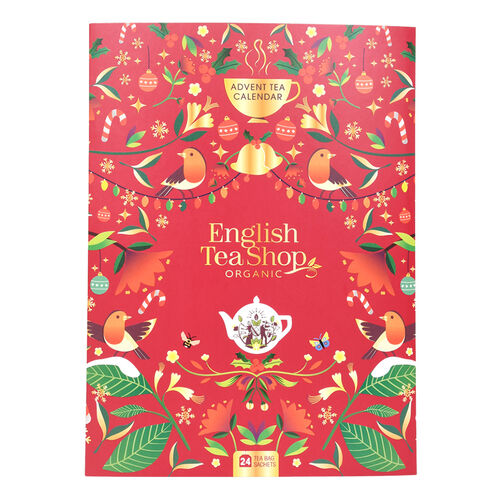 Christmas 2025 English Tea Shop Book Style Advent Calendar