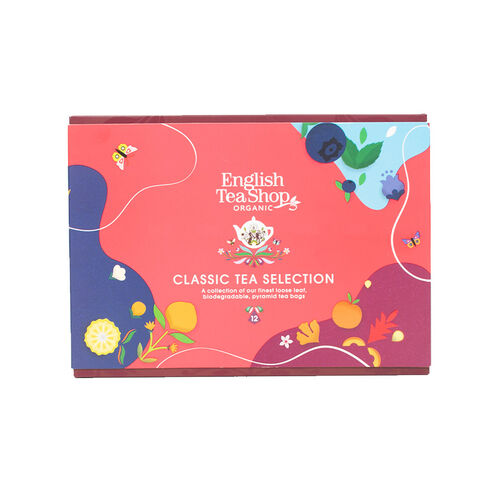 Christmas 2025 English Tea Shop Gift Pack Classic Tea Prism Collection 12 Pyramid Tea Bags