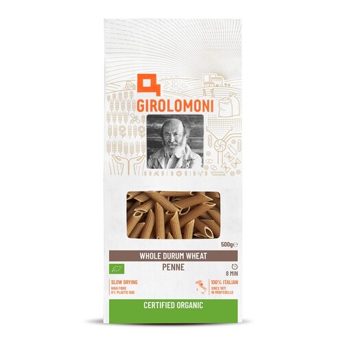 Girolomoni Organic Whole Durum Wheat Semolina Penne 500g