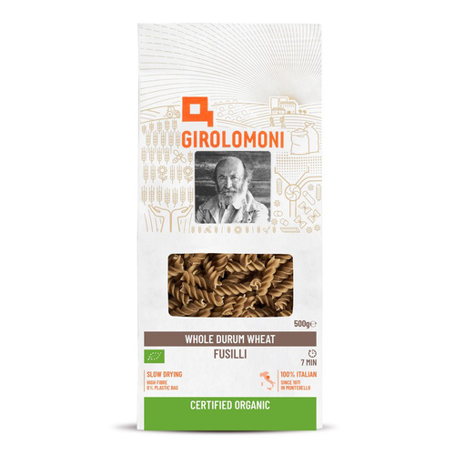 Girolomoni Organic Whole Durum Wheat Semolina Fusilli 500g