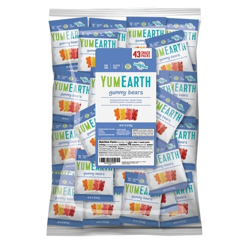 YumEarth Gummy Bear Refill Bag (43x19.8g)
