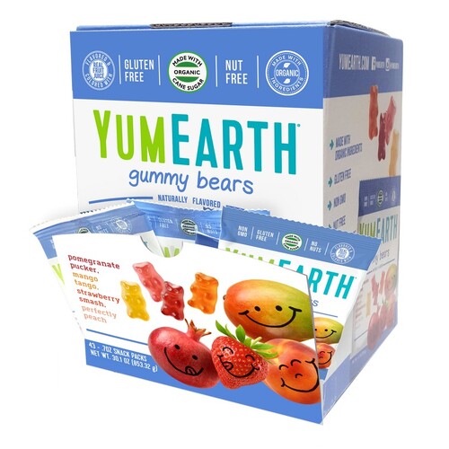 YumEarth Gummy Bear Counter Box (43x20g)