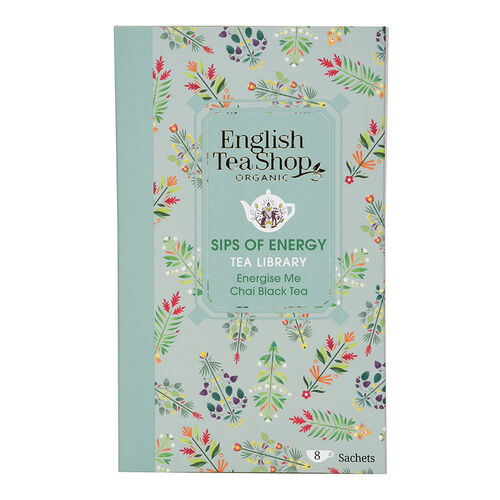 English Tea Shop Sips of Energy Tea Library 8pc