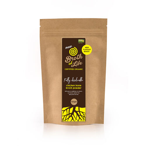 Broth of Life Organic Freeze-Dried Bone Broth Powder - Chicken 100g