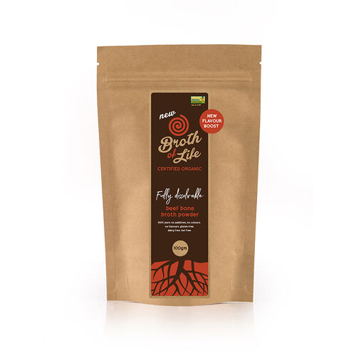Broth of Life Organic Freeze-Dried Bone Broth Powder - Beef 100g