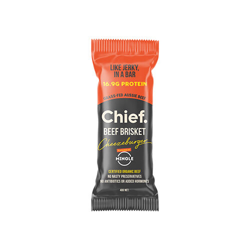 Chief Grass Fed Beef Bar - Cheezeburger 40g
