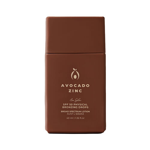 Avocado Zinc SPF50 Physical Bronzing Drops 40ml