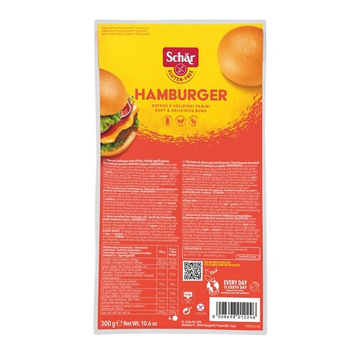 Schar Hamburger Rolls 300g