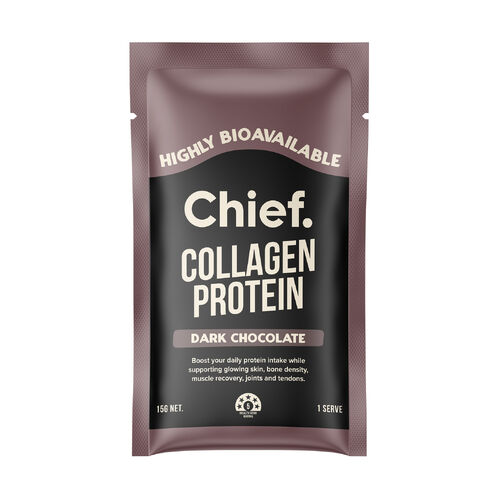 Chief Grass-Fed Collagen Protein Sachet - Dark Chocolate 15g