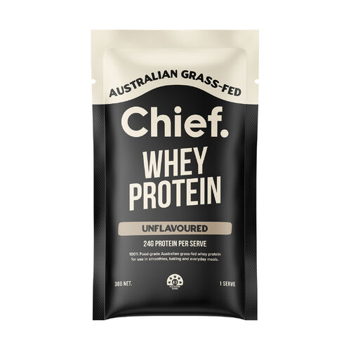 Chief Whey Protein Concentrate Sachet - Unflavoured 30g