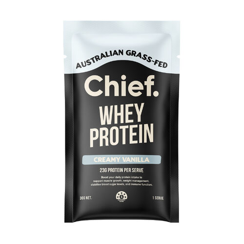 Chief Whey Protein Concentrate Sachet - Creamy Vanilla 30g
